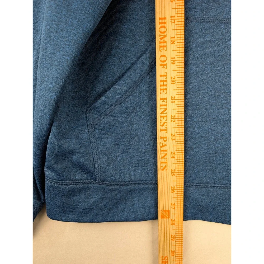 Carhartt Quarter Zip Pullover Mens L Blue Force Extremes 102831-478 Relaxed Fit